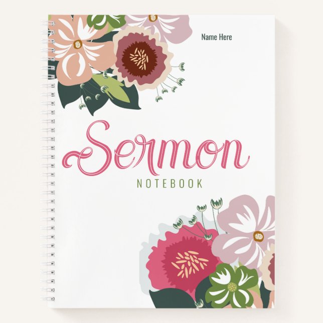 Carnet Sermon moderne (Devant)