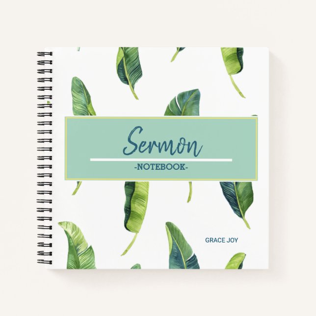 Carnet Sermon moderne (Devant)