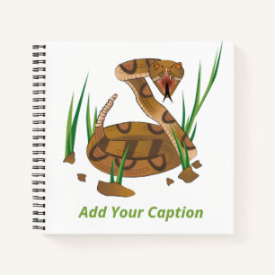 Carnet Serpent dans l'herbe
