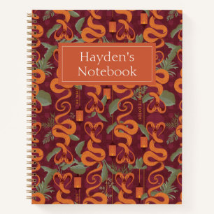 Carnet Serpent Luxe Motif - Le Lotus Blanc