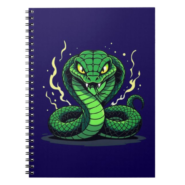 Carnet Serpent Venimeux – Danger et Précision (Devant)