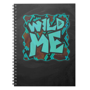 Carnet Serpent Wild Me Impression Brown et Turquoise