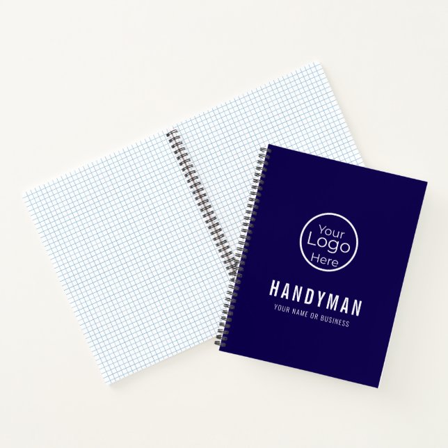 Carnet Services de bricolage professionnels Bold Navy Blu (Intérieur)