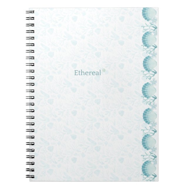 Carnet Serviette de plage personnalisée Perles océaniques (Devant)
