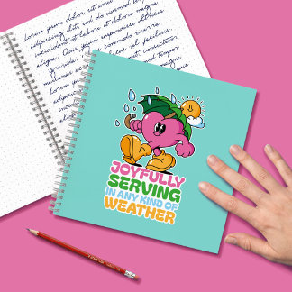 Carnet Servir avec joie dans tous les types de temps