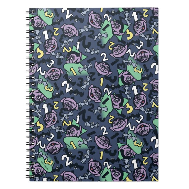Carnet Sésame Sésame | Count von Count Doodle Motif (Devant)
