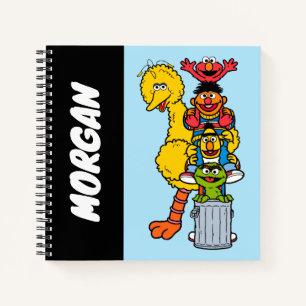 Carnet Sesame Street   Ajoutez votre nom