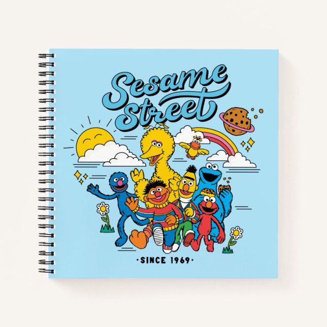 Carnet Sesame Street | Amis depuis 1969 (Devant)