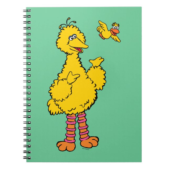 Carnet Sesame Street | Gros Oiseau & Petit Oiseau (Devant)