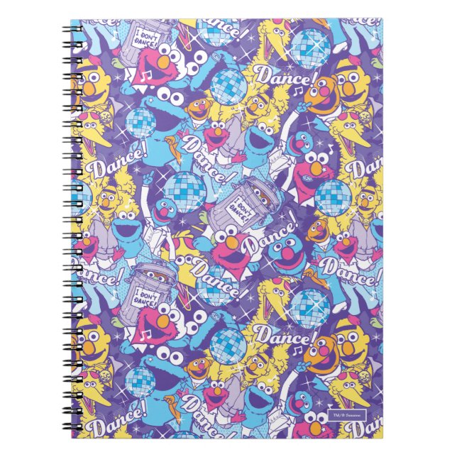 Carnet Sesame Street | Motif de danse super (Devant)