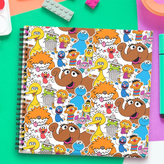 Carnet Sesame Street Pals Doodley Motif (Créateur téléchargé)