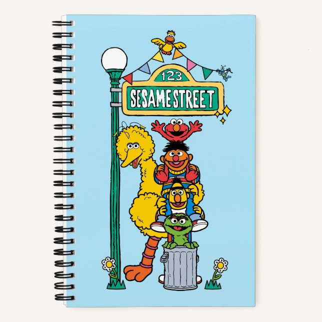 Carnet Sesame Street | Sous le panneau de Sesame Street (Recto)