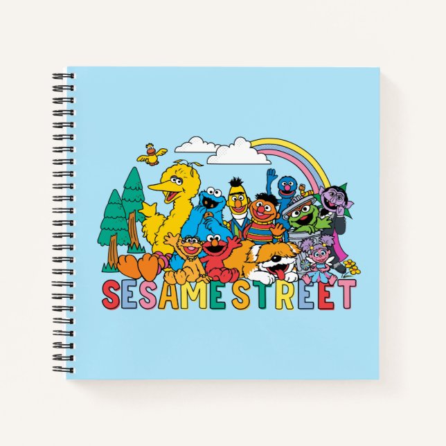 Carnet Sesame Street | Vague Arc-en-ciel (Devant)