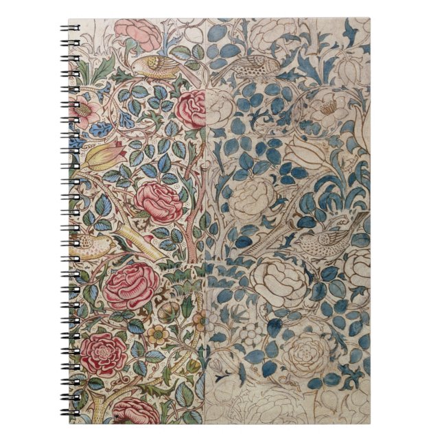 Carnet "S'est levée" la conception de papier peint (le (Devant)