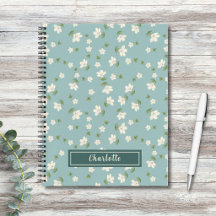 Shabby Chic Petit Floral Cottagecore Bleu Canard