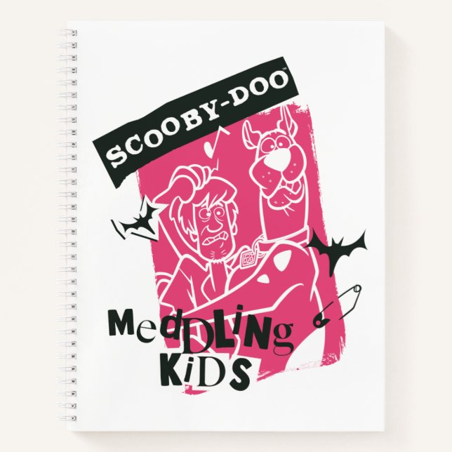 Carnet Shaggy and Scooby Doo Meddling Kids Punk Outline (Devant)