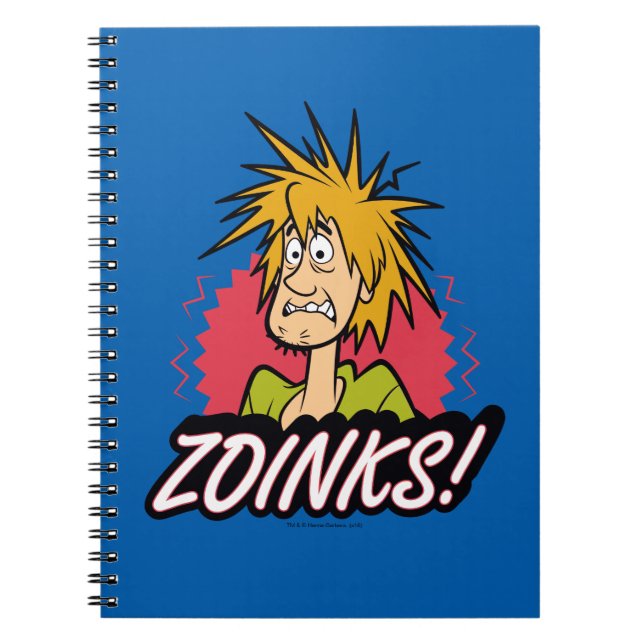 Carnet Shaggy "Zoinks !" graphic (Devant)