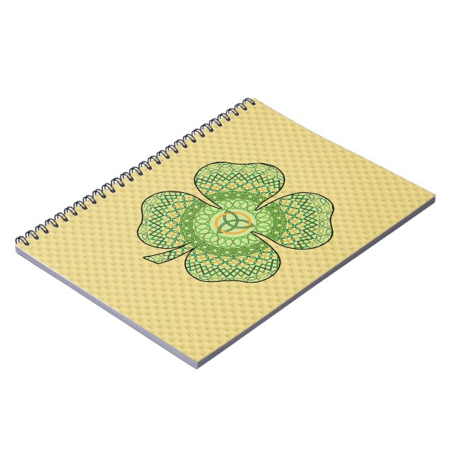 Carnet Shamrock celte (Côté gauche)