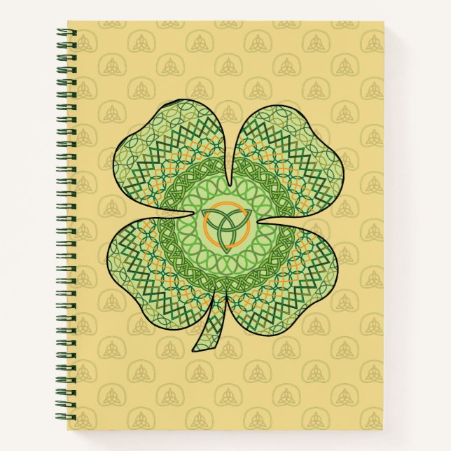 Carnet Shamrock Celtique (Devant)