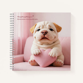 Carnet Shar Pei Puppy – Sweet Embrace by WangWang