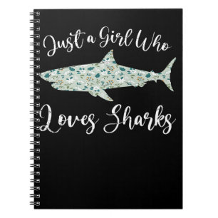 Carnet Shark Whale Zoo Keeper Girls Cadeau Femme Océan