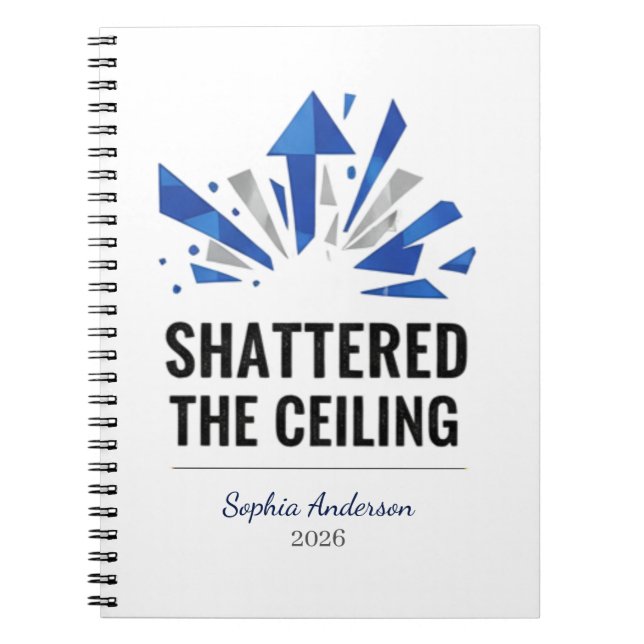 Carnet Shattered The Ceiling | Personnalisé (Devant)