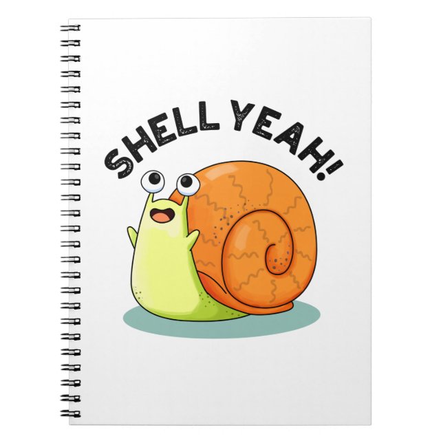 Carnet Shell Yeah Drôle de Punaisie d'Escargot (Devant)