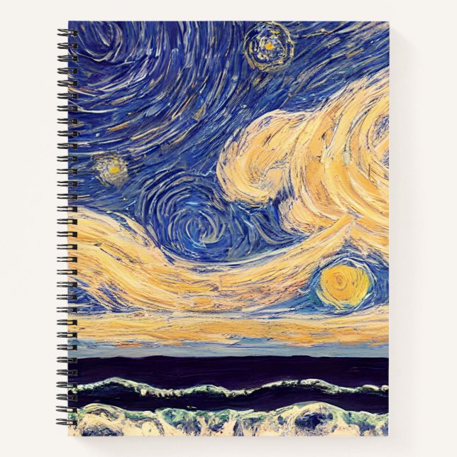 Carnet Sherpa Night Starry (Devant)