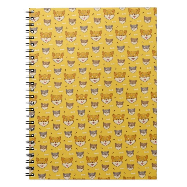 Carnet Shiba Inu Motif (Devant)