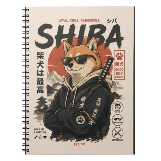 CARNET SHIBA LE PROTECTEUR (Devant)