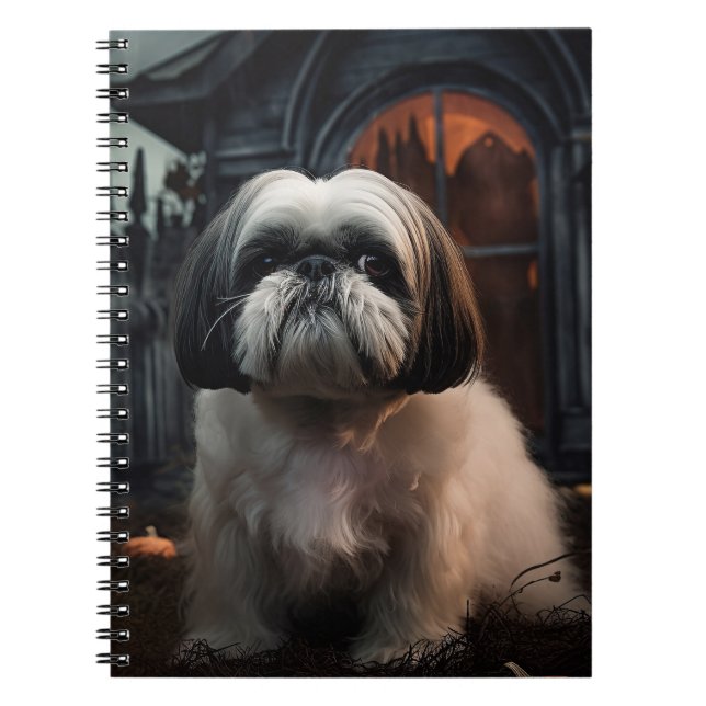 Carnet Shih Tzu Halloween Épouvantable (Devant)