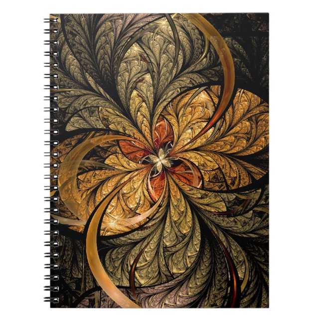 Carnet Shining Leaves Fractal (Devant)