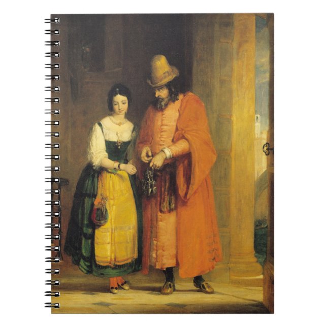 Carnet Shylock et Jessica "du négociant de Venise", (Devant)