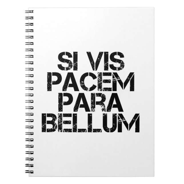 Carnet Si Vis Pacem Para Bellum (Devant)