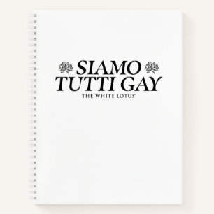 Carnet Siamo Tutti Gay - Le Lotus Blanc