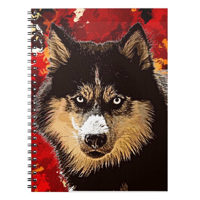 Carnet sibérien Husky (Devant)