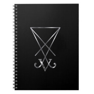 Carnet Sigil de symbole de Lucifer- A de satanisme
