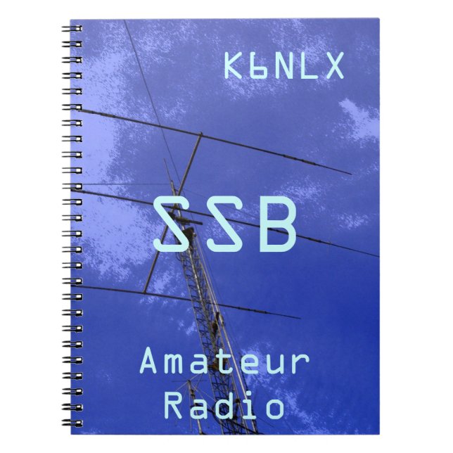 Carnet Signal d'appel radio amateur SSB (Devant)