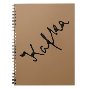 Carnet Signature Franz Kafka