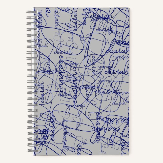 Carnet Signatures du Motif de calligraphie (Recto)