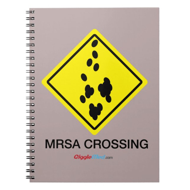 Carnet Signe de croisement de MRSA (Devant)