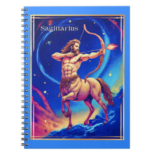 Carnet Signe du zodiaque Sagittaire comme l'Archer Célest