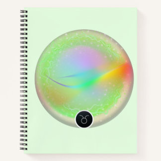 Carnet Signe moderne Zodiac Taurus Citation Élément Terre