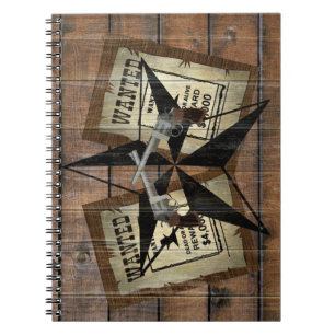 Carnet SIGNE Recherché Rustique Texas Star Western Double