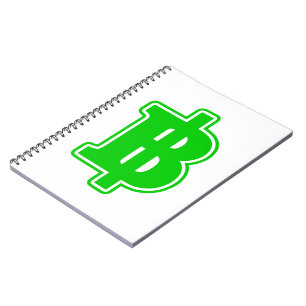 Carnet SIGNE VERT BAHT ฿ devises thaïlandaises ฿