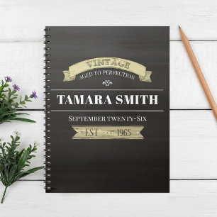 Carnet Signe vintage classique simple à la perfection