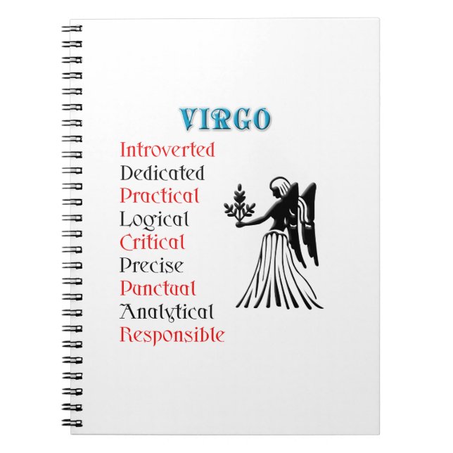 Carnet SIGNE Zodiaque Virgo Horoscope (Devant)