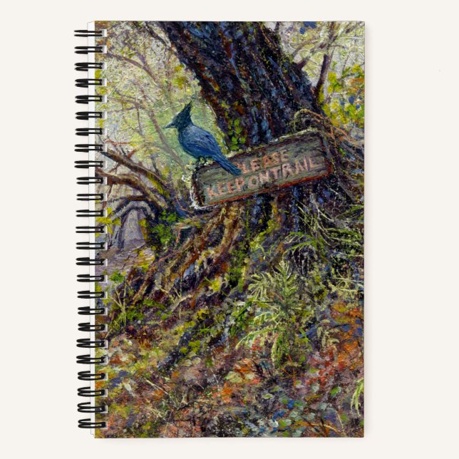 Carnet "S'il vous plaît garder sur les sentiers" (Recto)