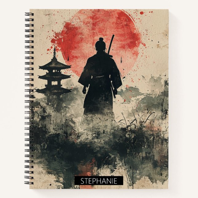 Carnet Silent Samurai Forêt Cramoisi (3) (Devant)