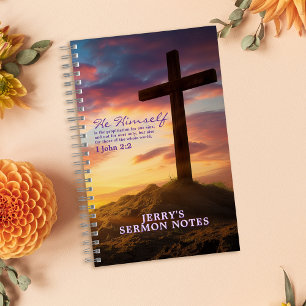 Carnet Silhouette Cross Scripture Verset Personnalisé